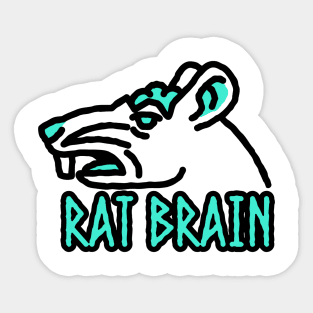 Rat Brain Sticker